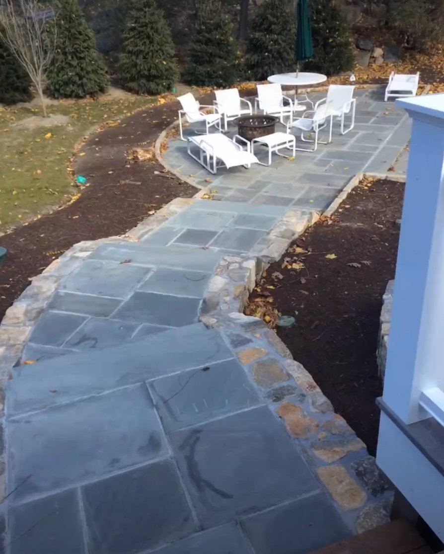 Legacy Custom Builders patio and stonework