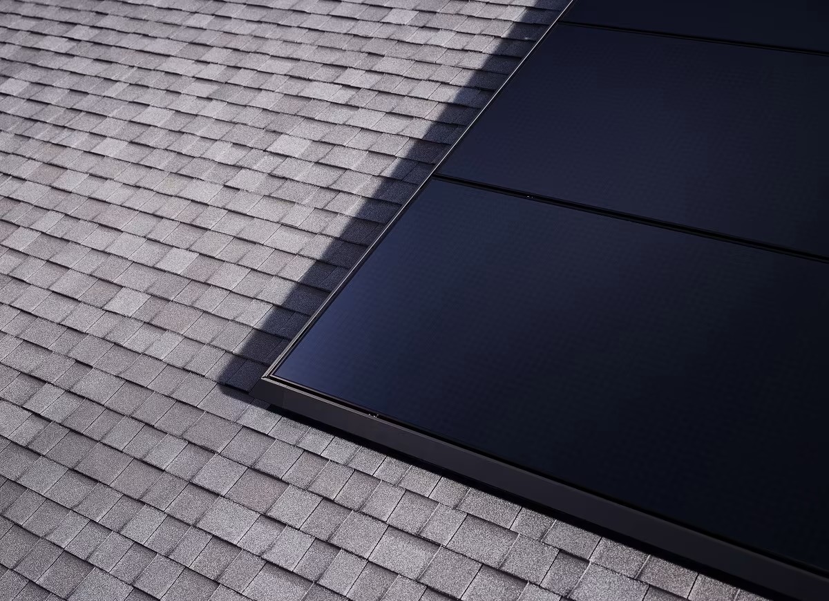 Tesla Solar Panel detail